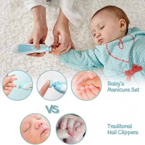 6 In 1 Baby Nail Clipper Nail Cutter Manicure & Pedicure - Newborn To Adult Portable Versatile Newborn Toddler Nail Care Clipper Toes Fingernails Care Trimmer Set