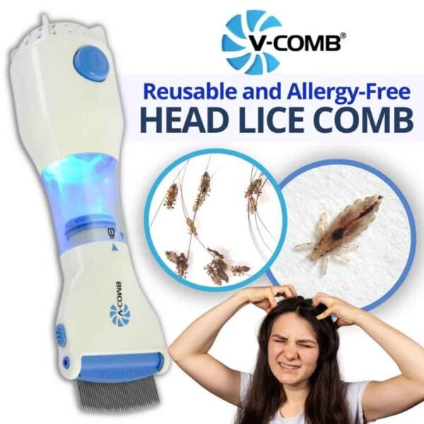 Free Home Delivery - Anti Lice Removal Machine V Comb Electronic Head