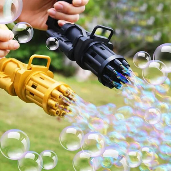 Gatling Automatic Water Bubble Gun Toy For Kids