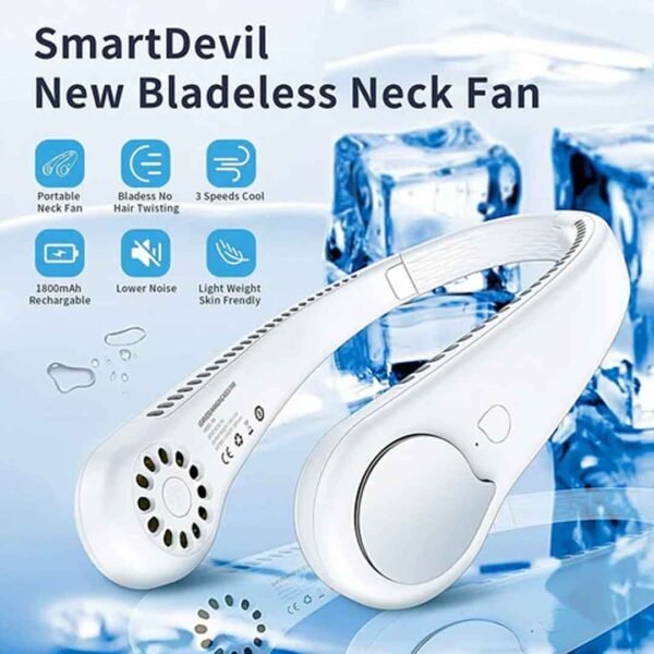 Rechargeable Portable Hanging Neck Fan