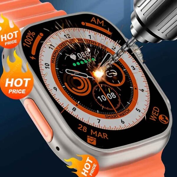 Y80 Ultra Smart Watch With 8 Straps 2.02inch Special Package Smartwatch [Free Home Delivery]